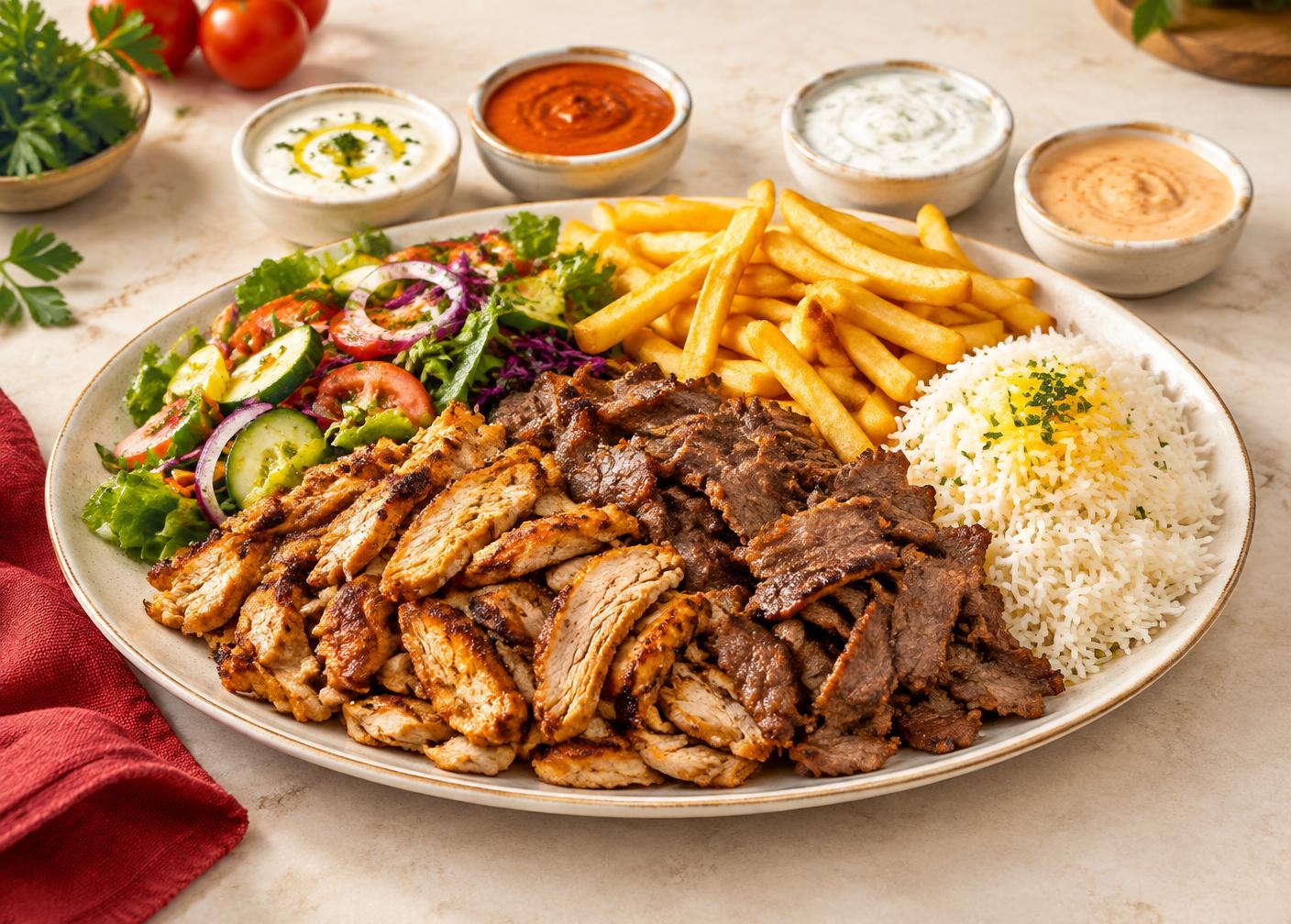 Platos kebab